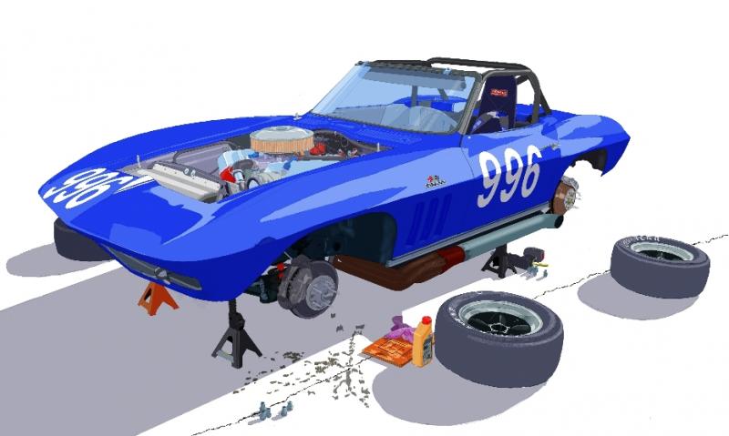 CSRG Corvette C2 N996 Preparation