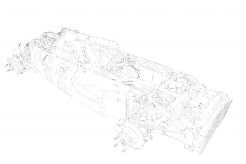 F1 Cooper Climax T53 N75 Line